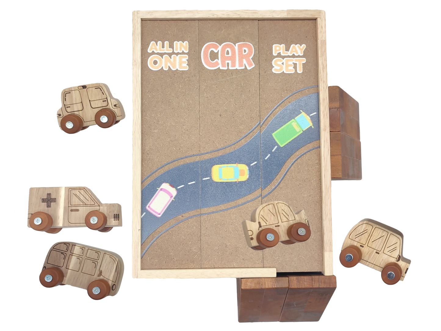 Qtoys All In One Car Play Set