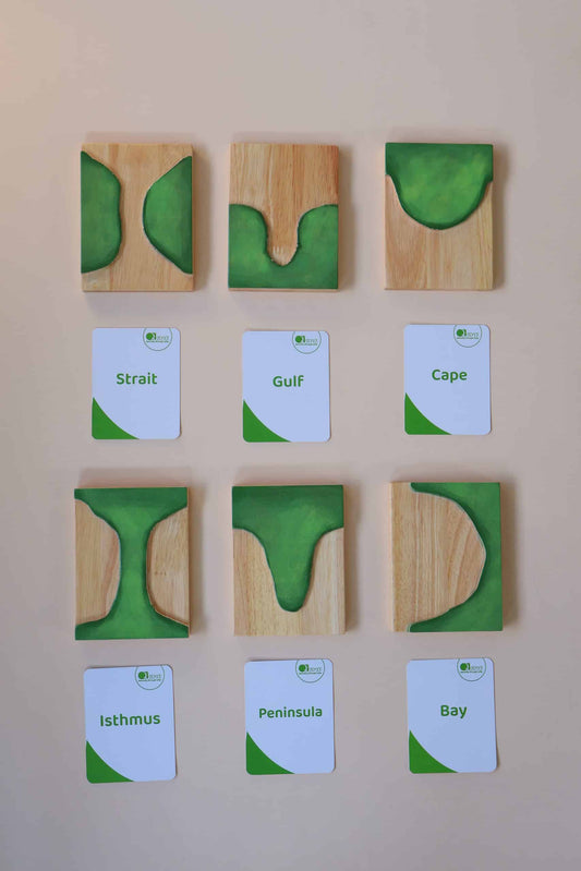 Montessori Land and Water Forms