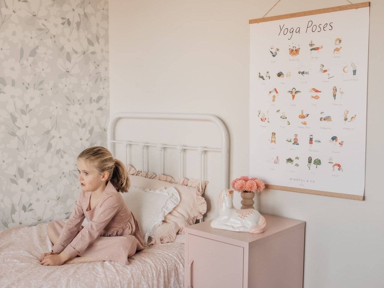 Mindful and Co kids Yoga Poses Print