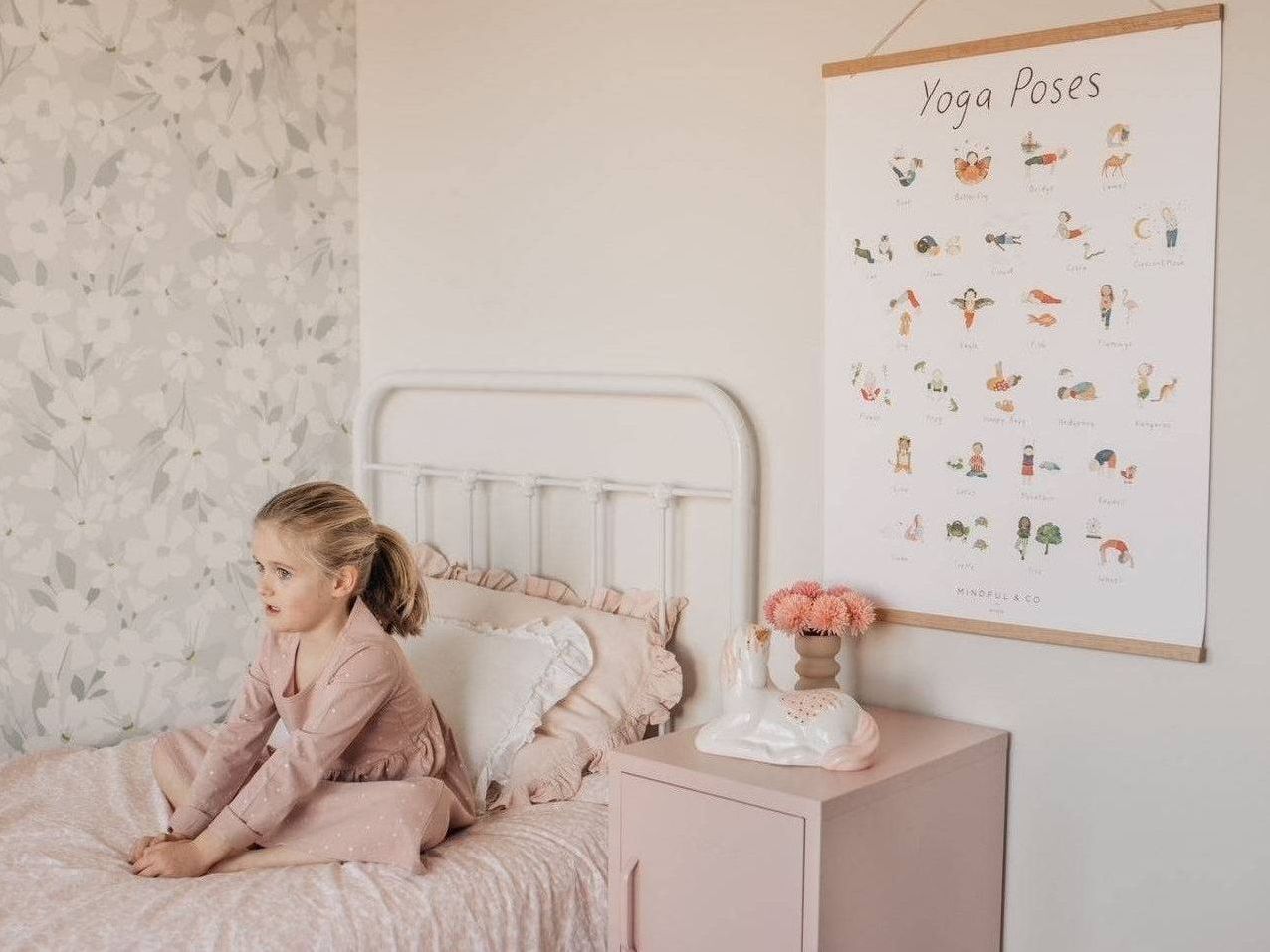 Mindful and Co kids Yoga Poses Print