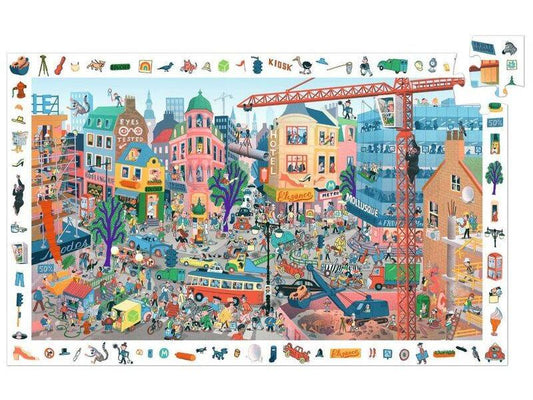 Djeco DJ7515 - The City 200pc Observation Puzzle