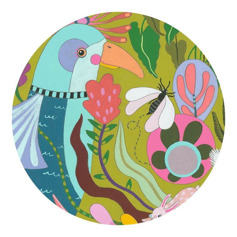 DJ7662 - Sloth Shaped 500 pc Art Puzzle