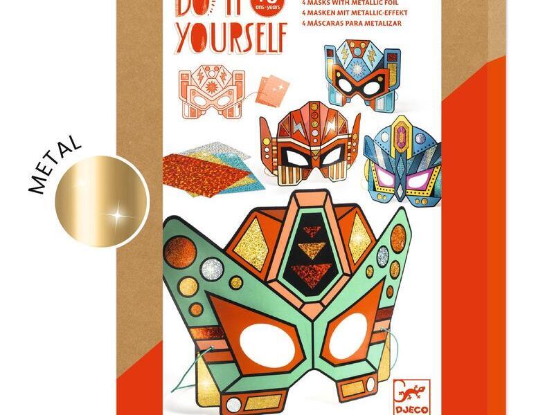 DJ7924 - Do It Yourself Super Robots Masks (Metallic Stickers)