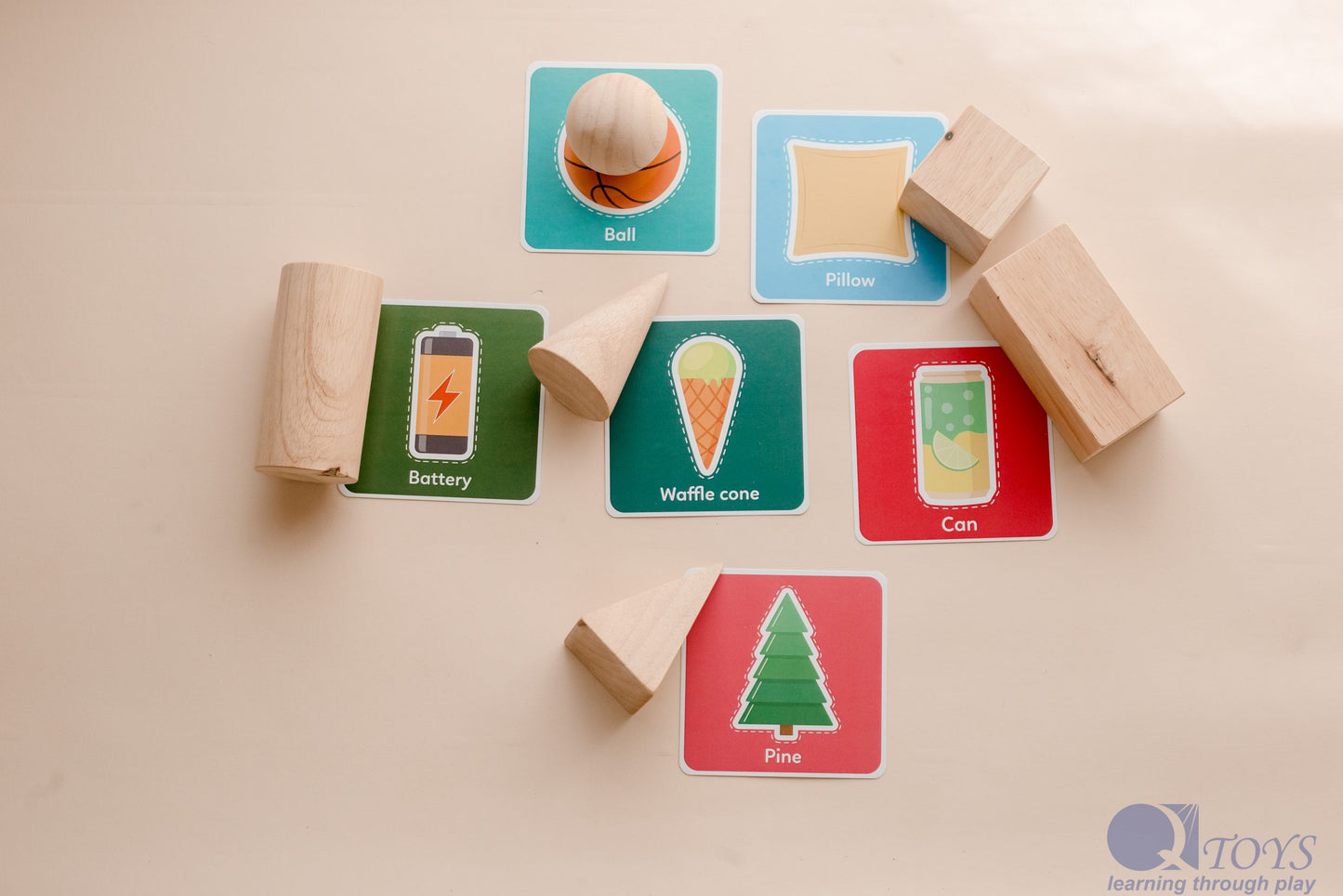 Qtoys 3D Geo Shape Learning kit