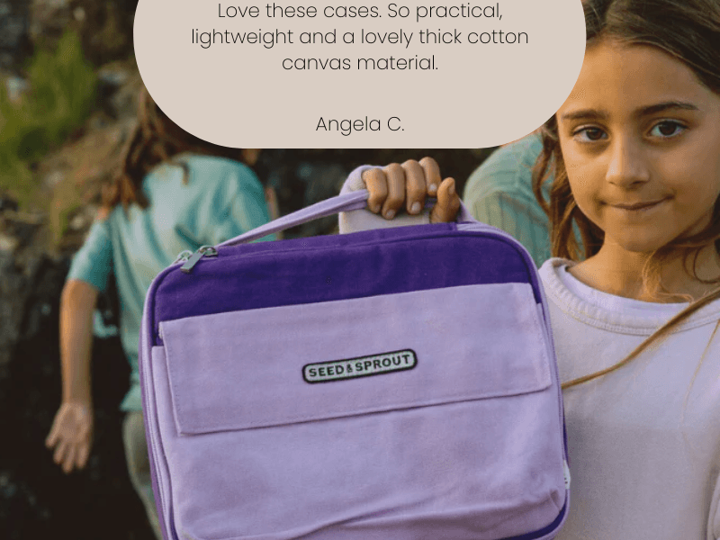 Insulated CrunchCase Lunch Bag Plum 4L