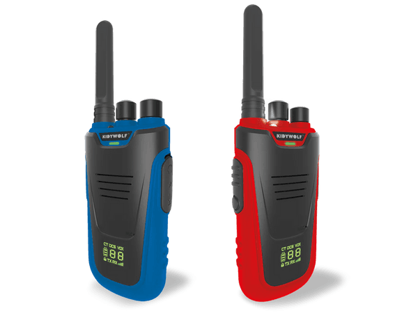 Kidywolf Kidytalk Long Range Walkie Talkie Blue-Red