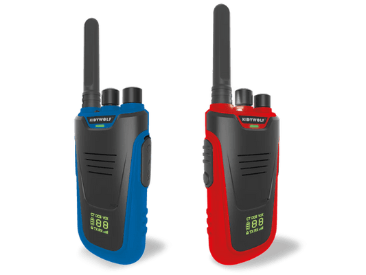 Kidywolf Kidytalk Long Range Walkie Talkie Blue-Red