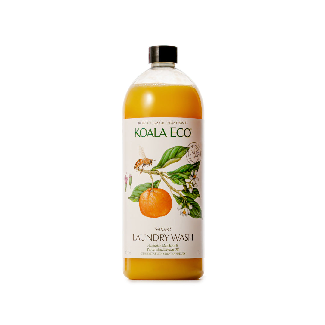 Koala Eco Mandarin, Peppermint Essential Oil Laundry Wash