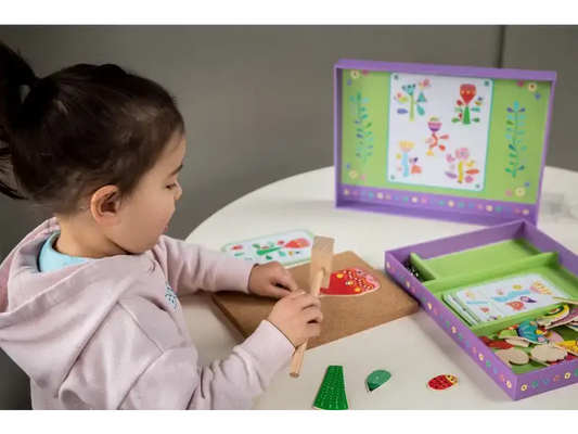 Child’s hammering toy set.