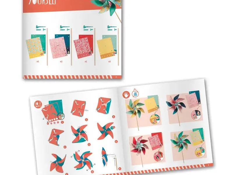 DIY pinwheel instruction manual.