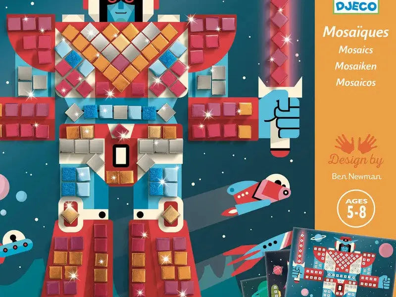 Mosaic robot craft kit.