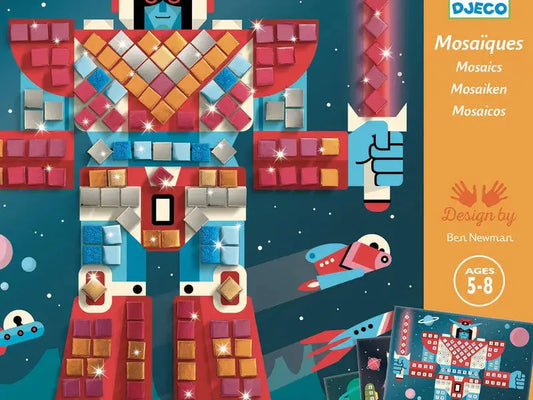 Mosaic robot craft kit.