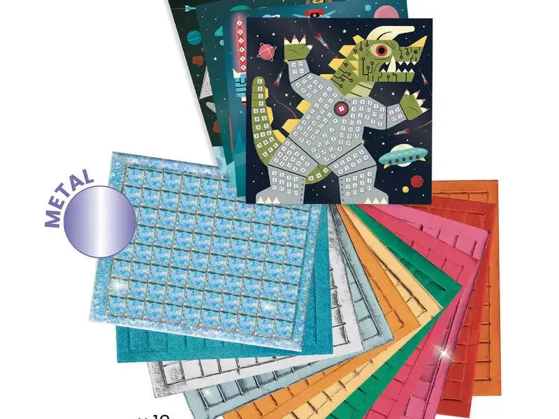 Mosaic sticker art kit.