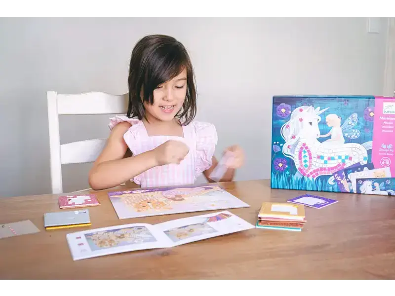 Mosaic sticker art kit.