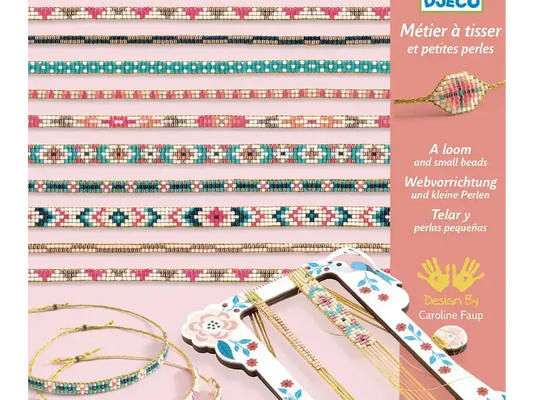 Beaded bracelet loom kit.