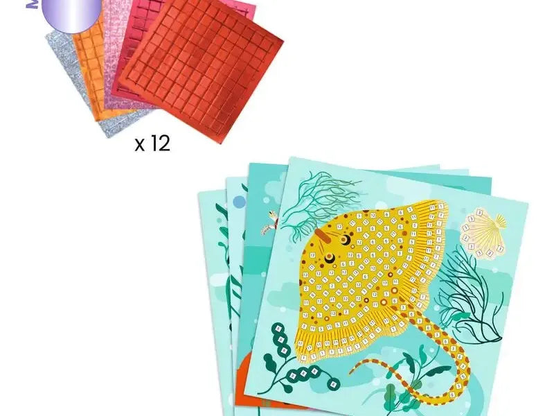 Set of colorful origami paper sheets featuring various patterns and designs.