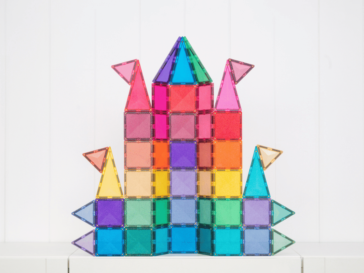 Connetix Glitter Castle Pack 48 pc