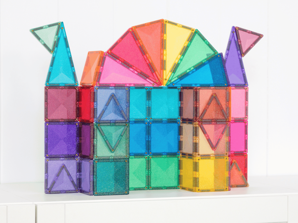 Connetix Glitter Castle Pack 48 pc