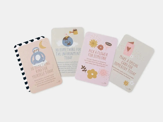 Set of four decorative milestone cards for babies or young children.