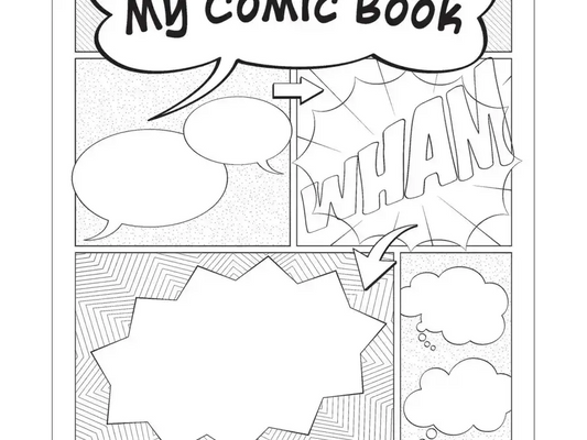 Comic book template.