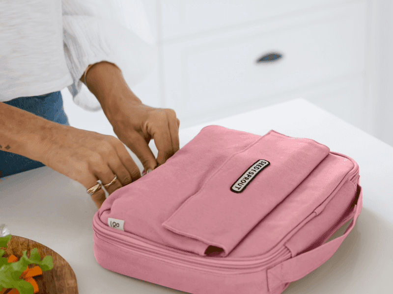 Insulated CrunchCase Lunch Bag Rose 4L