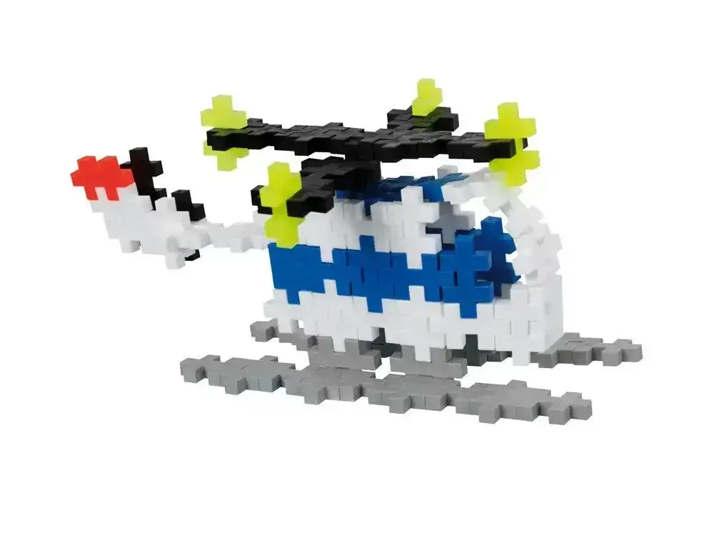 Pixelated or block-style representation of a helicopter.