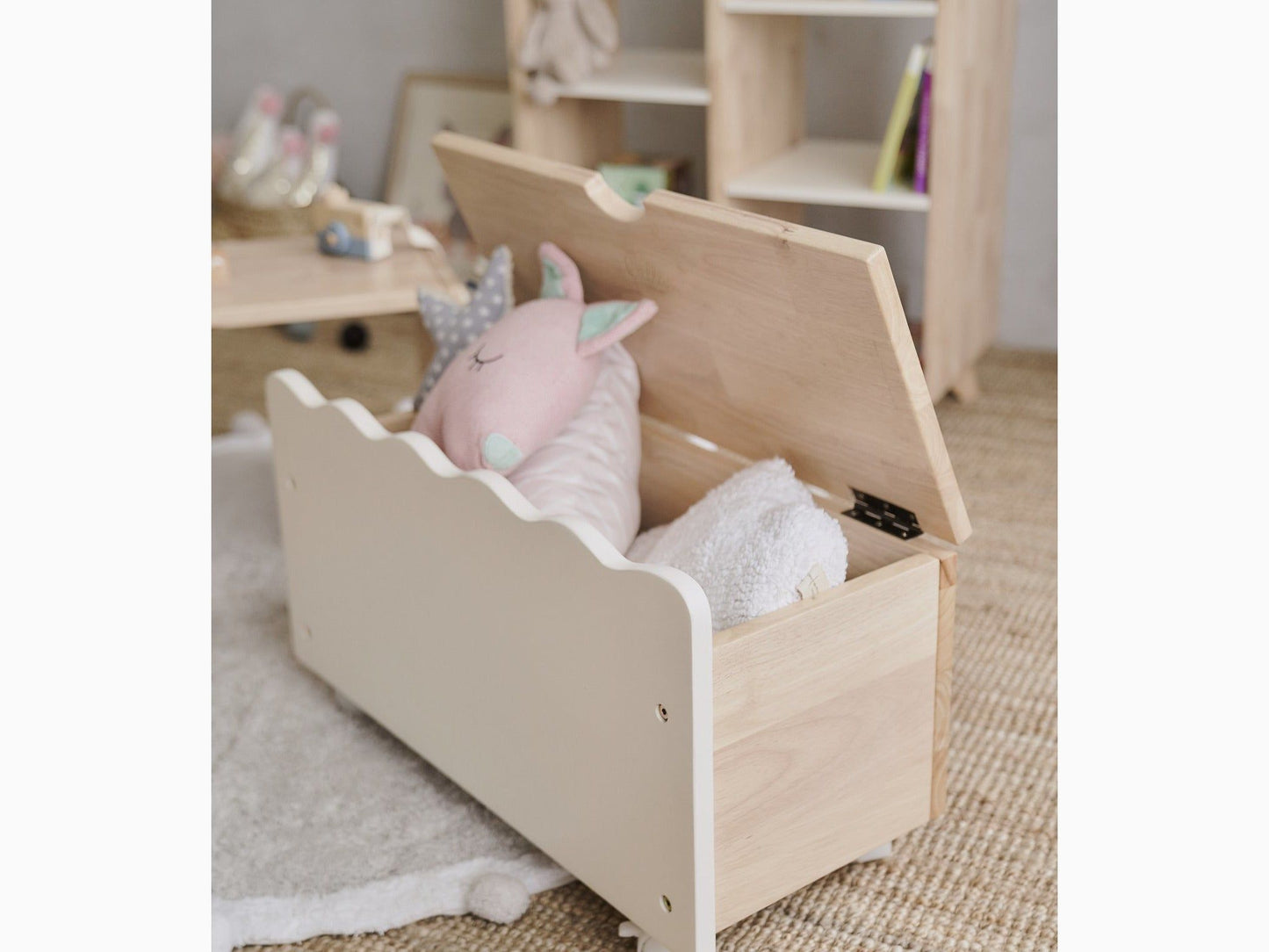 Bunnytickles Toy Storage with Bench