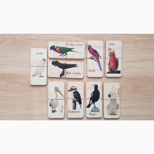 Take Flight: Australian Bird-themed 18-Piece Matching Puzzle Set