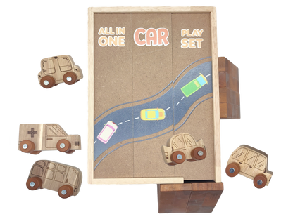 Qtoys All In One Car Play Set