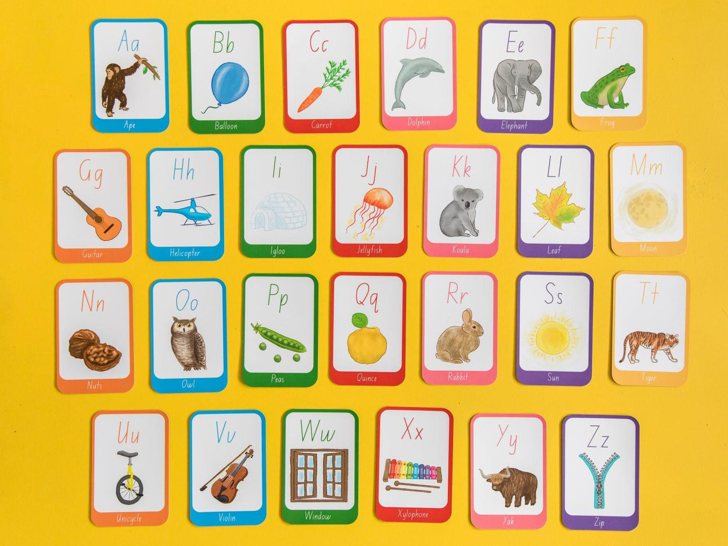 ABC Flashcards – Learn Grow Play