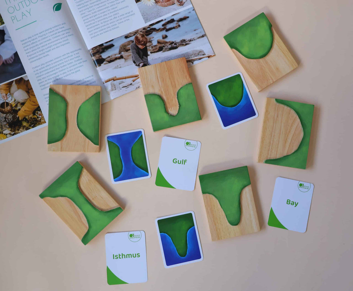 Montessori Land and Water Forms