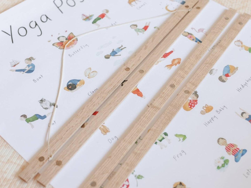 Mindful Kids Wooden Print Hanger