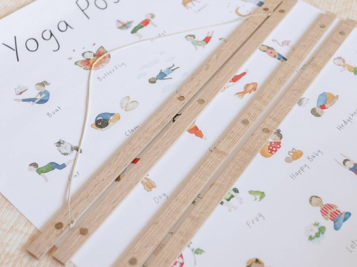 Mindful Kids Wooden Print Hanger