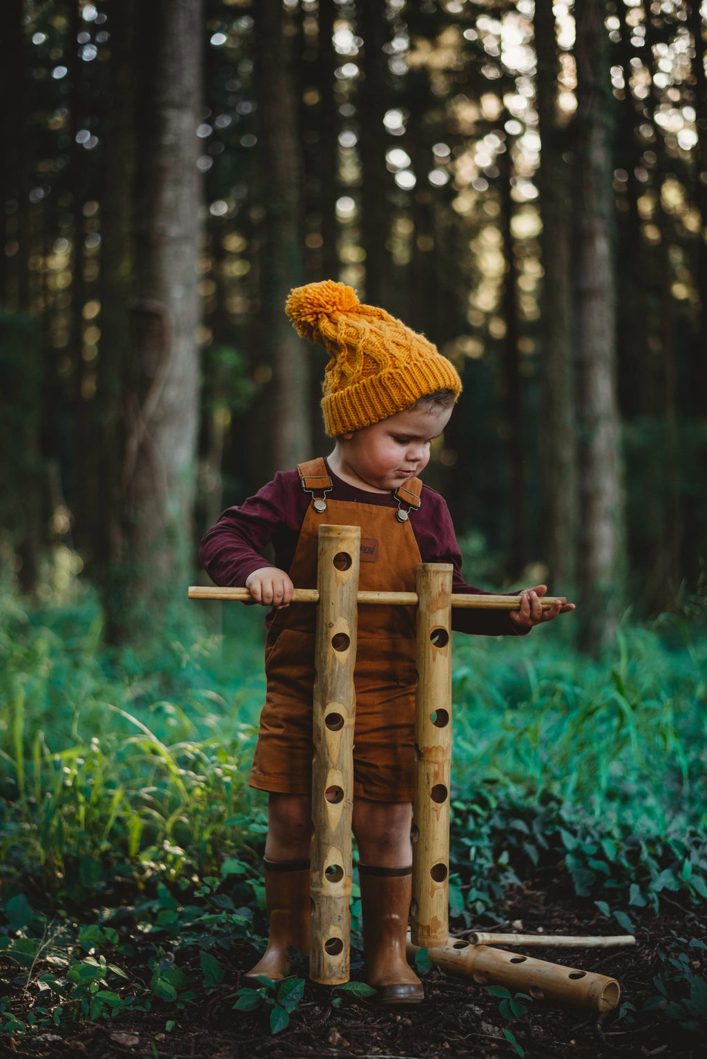 Qtoys Outdoor Bamboo Construction – 35 pcs