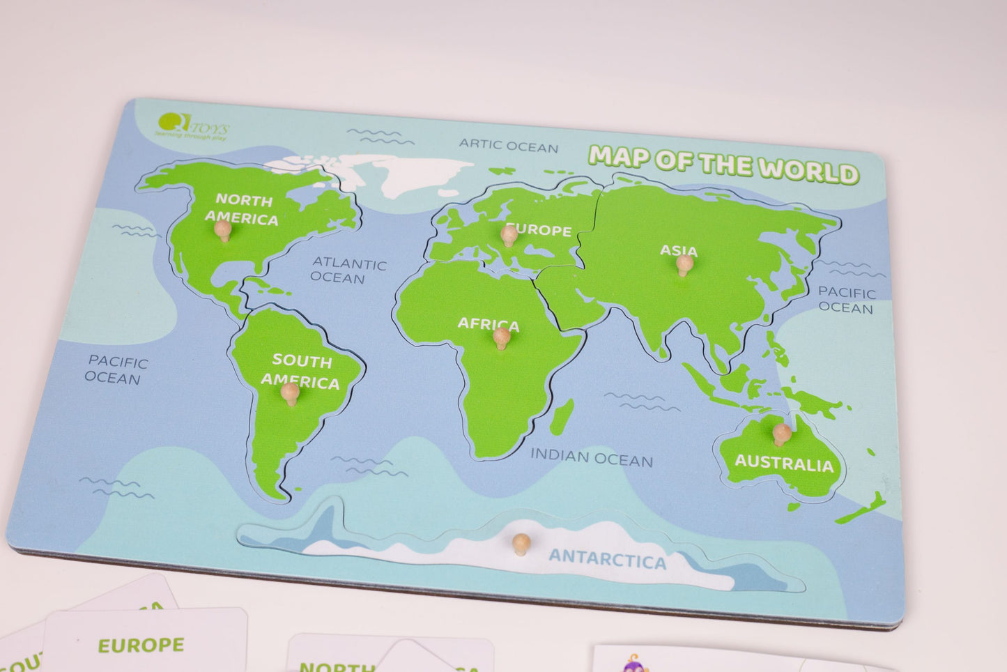 Qtoys World Map Puzzle