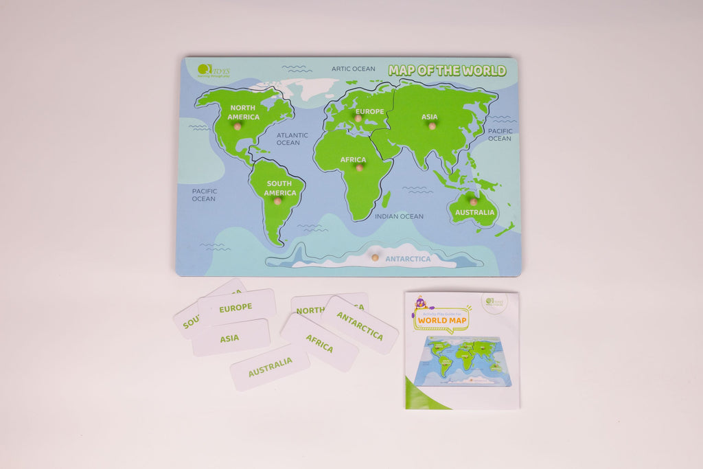Qtoys World Map Puzzle