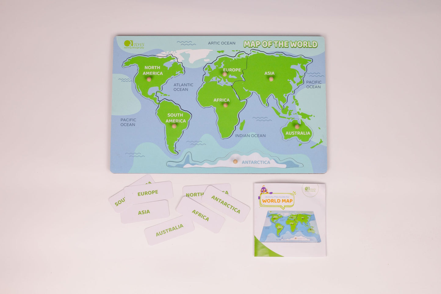 Qtoys World Map Puzzle