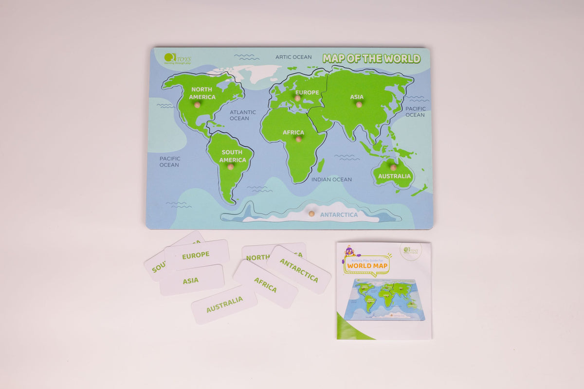 Qtoys World Map Puzzle