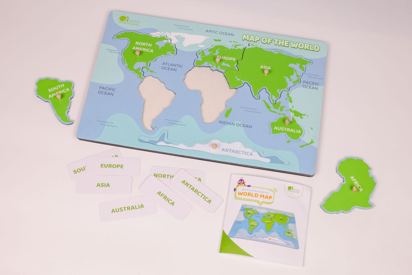 Qtoys World Map Puzzle
