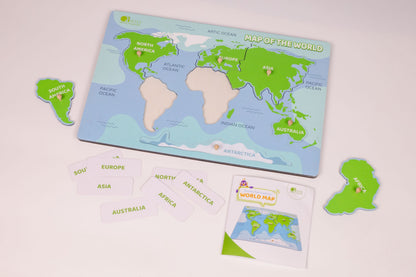 Qtoys World Map Puzzle