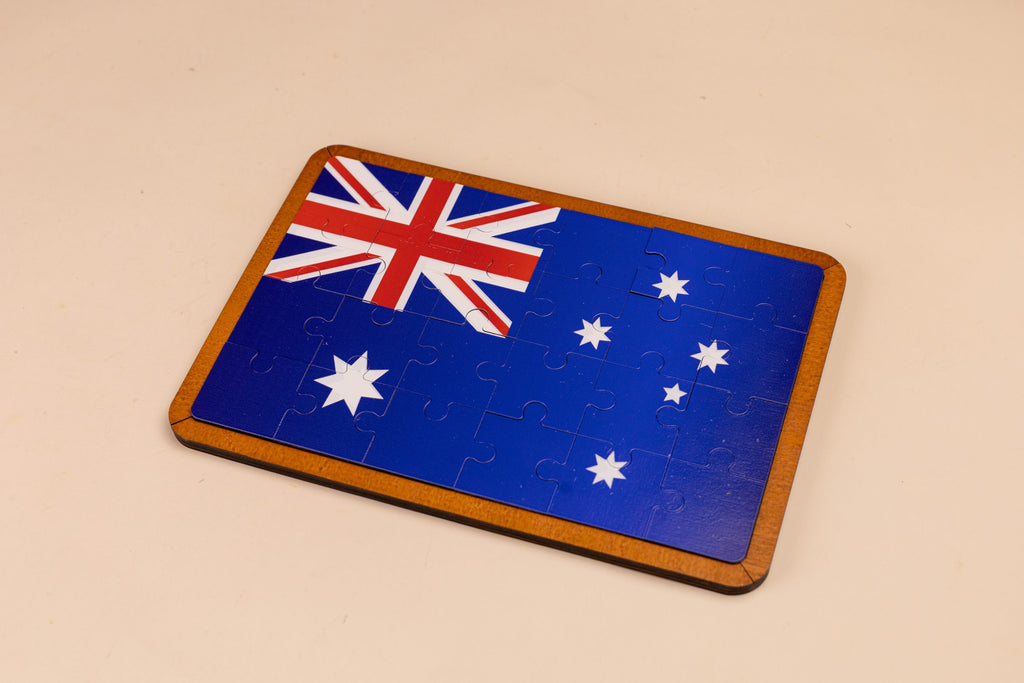 Two in One Australian Flag and Opera House Jigsaw by Qtoys