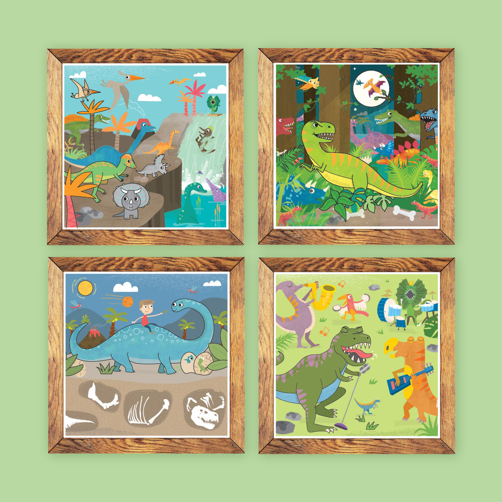 Magic Painting World - Dinosaurs by Tiger Tribe