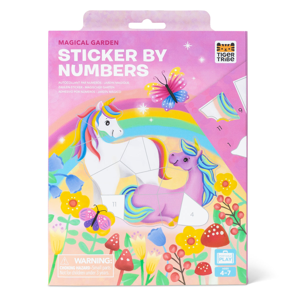 Sticker by Numbers - Magical Garden by Tiger Tribe