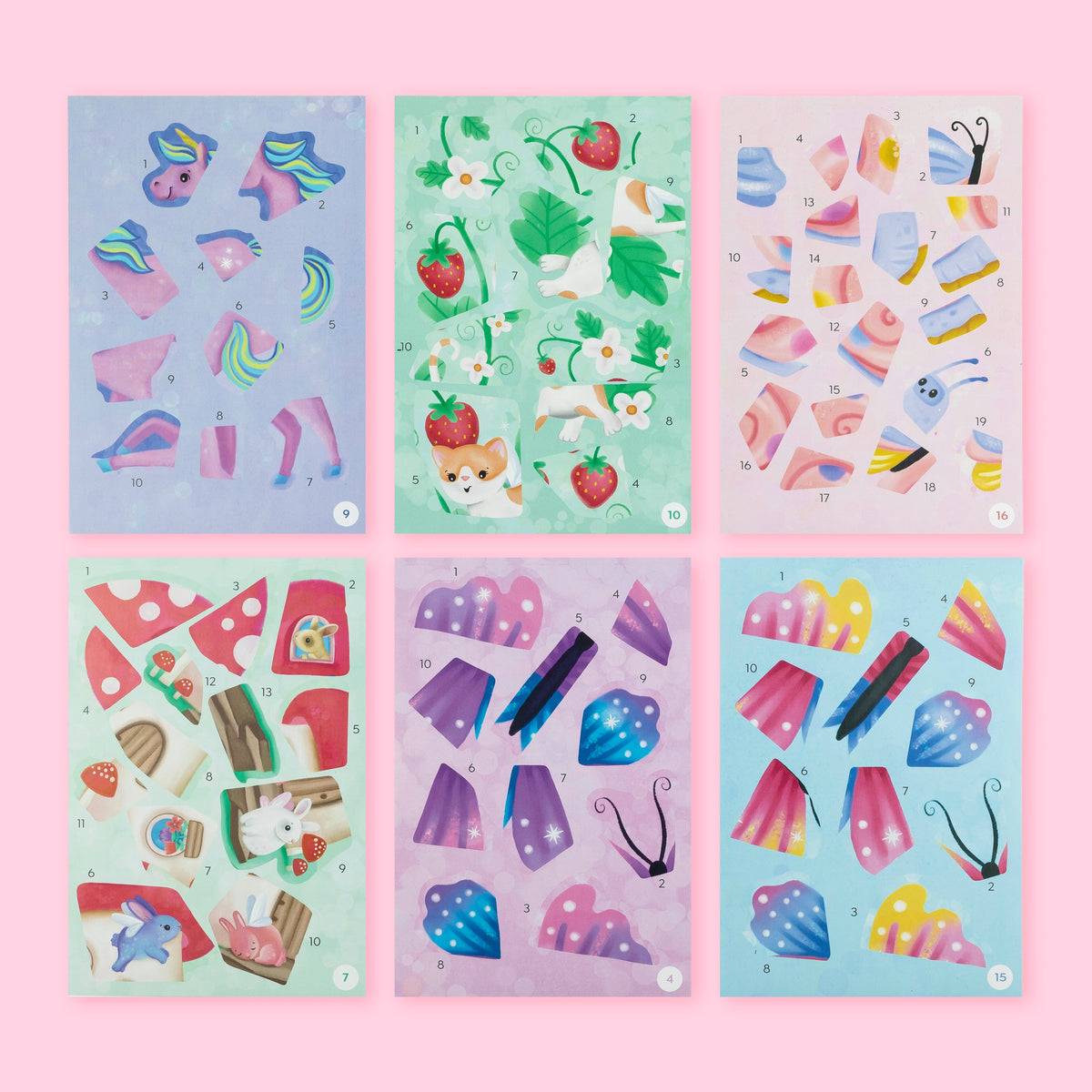Sticker by Numbers - Magical Garden by Tiger Tribe