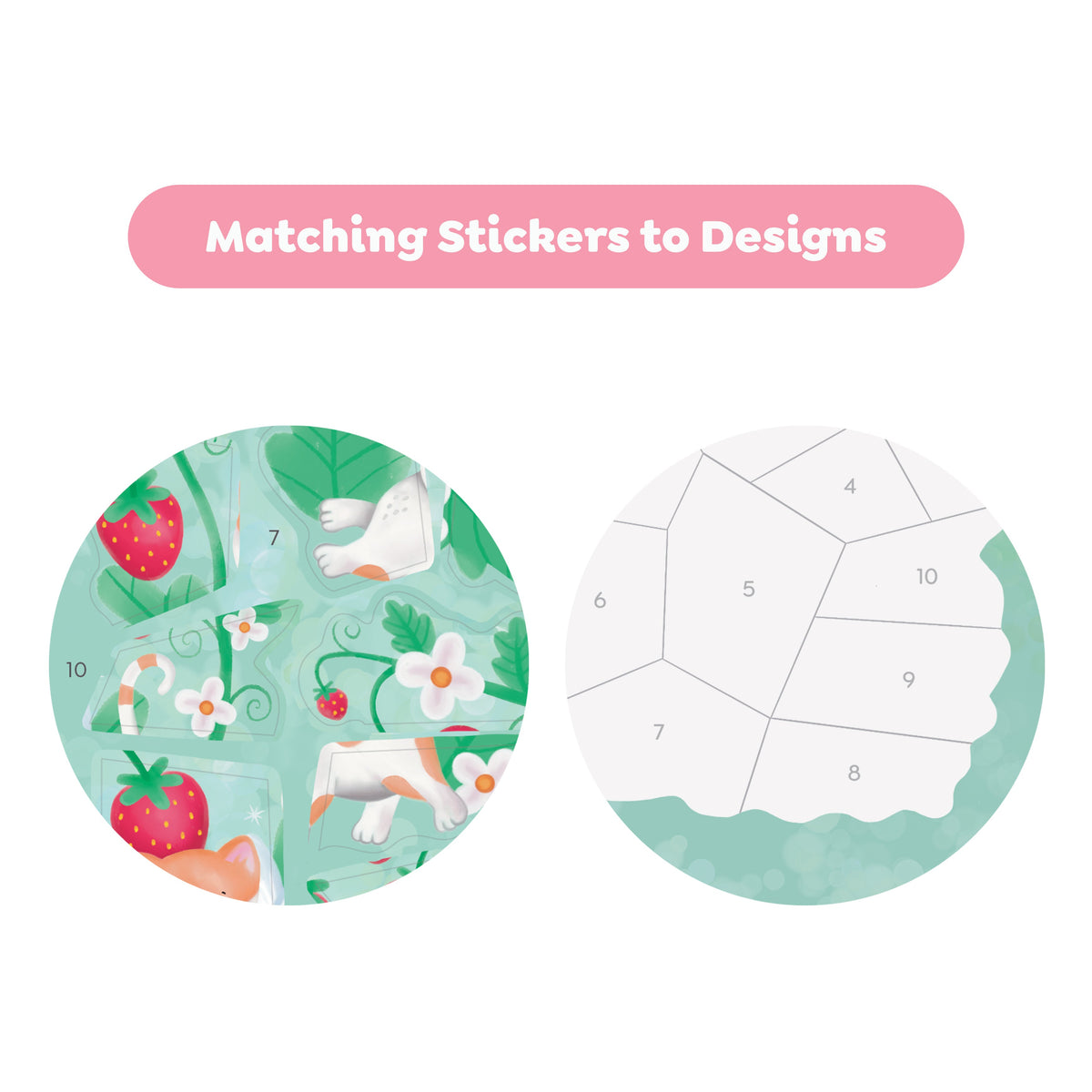 Sticker by Numbers - Magical Garden by Tiger Tribe