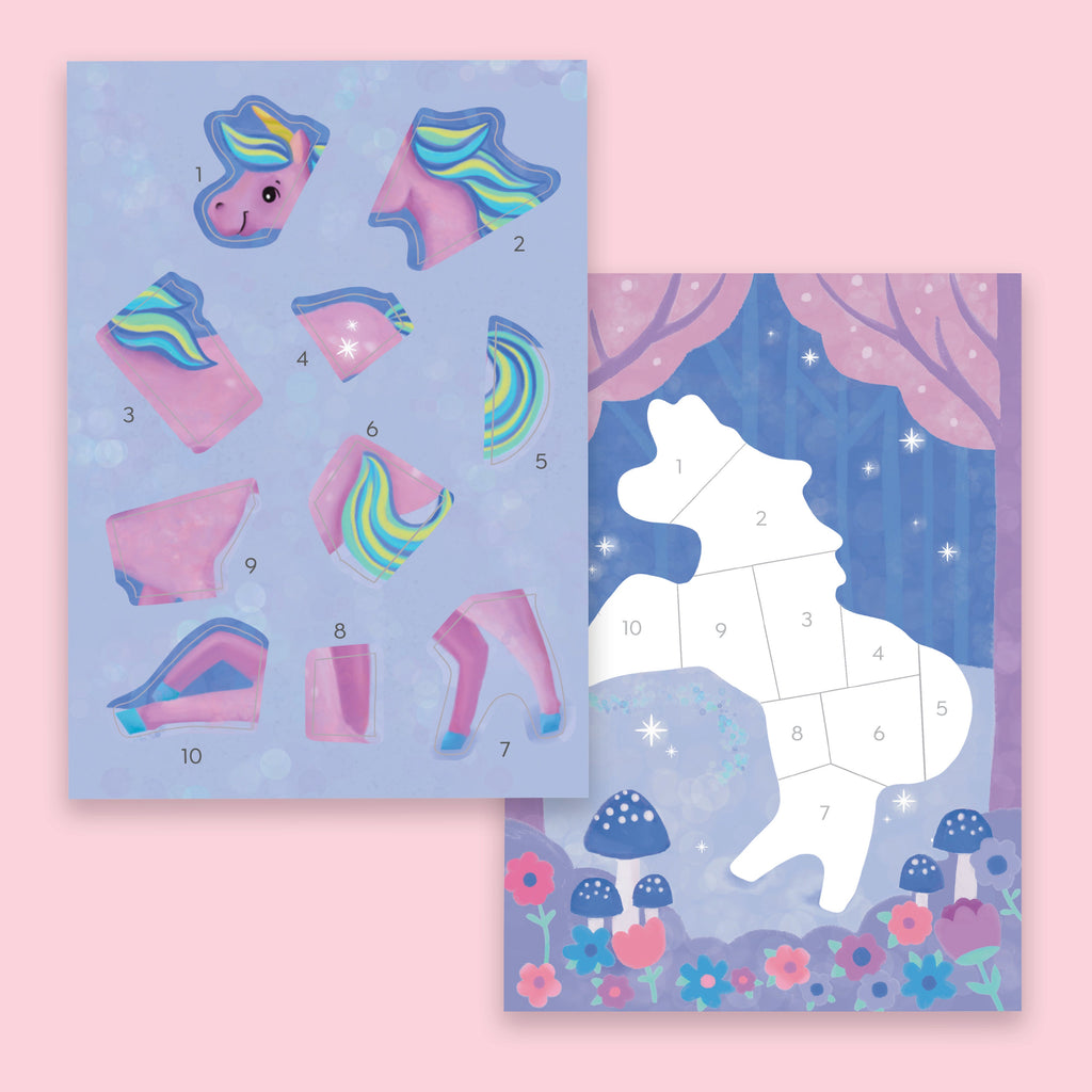 Sticker by Numbers - Magical Garden by Tiger Tribe