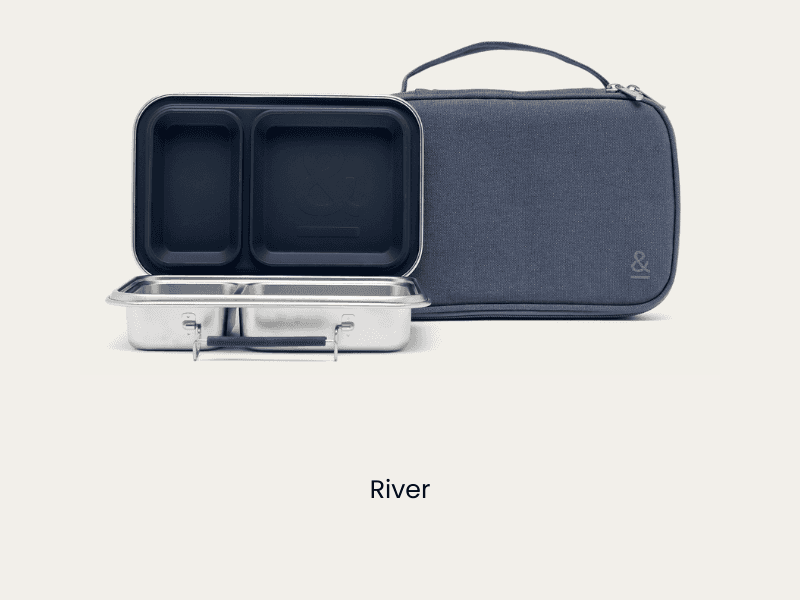 Bento Box Lunch Box Set Indigo