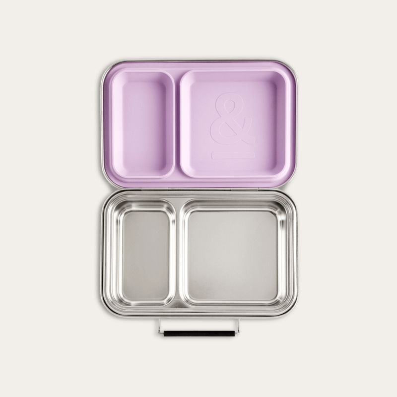 Seed and Sprout Bento Lunch Box | Leak Resistant Seal Plum