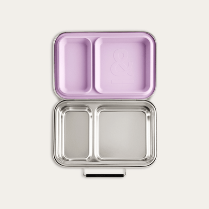 Seed and Sprout Bento Lunch Box | Leak Resistant Seal Plum