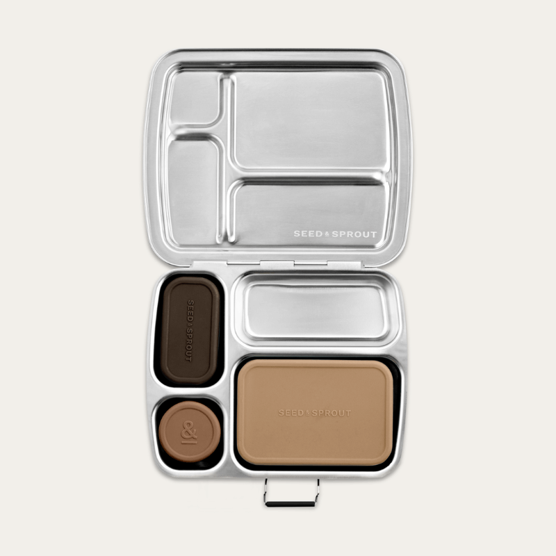 Seed and Sprout CrunchBox™ OG Lunch Box | 3 Pots Set